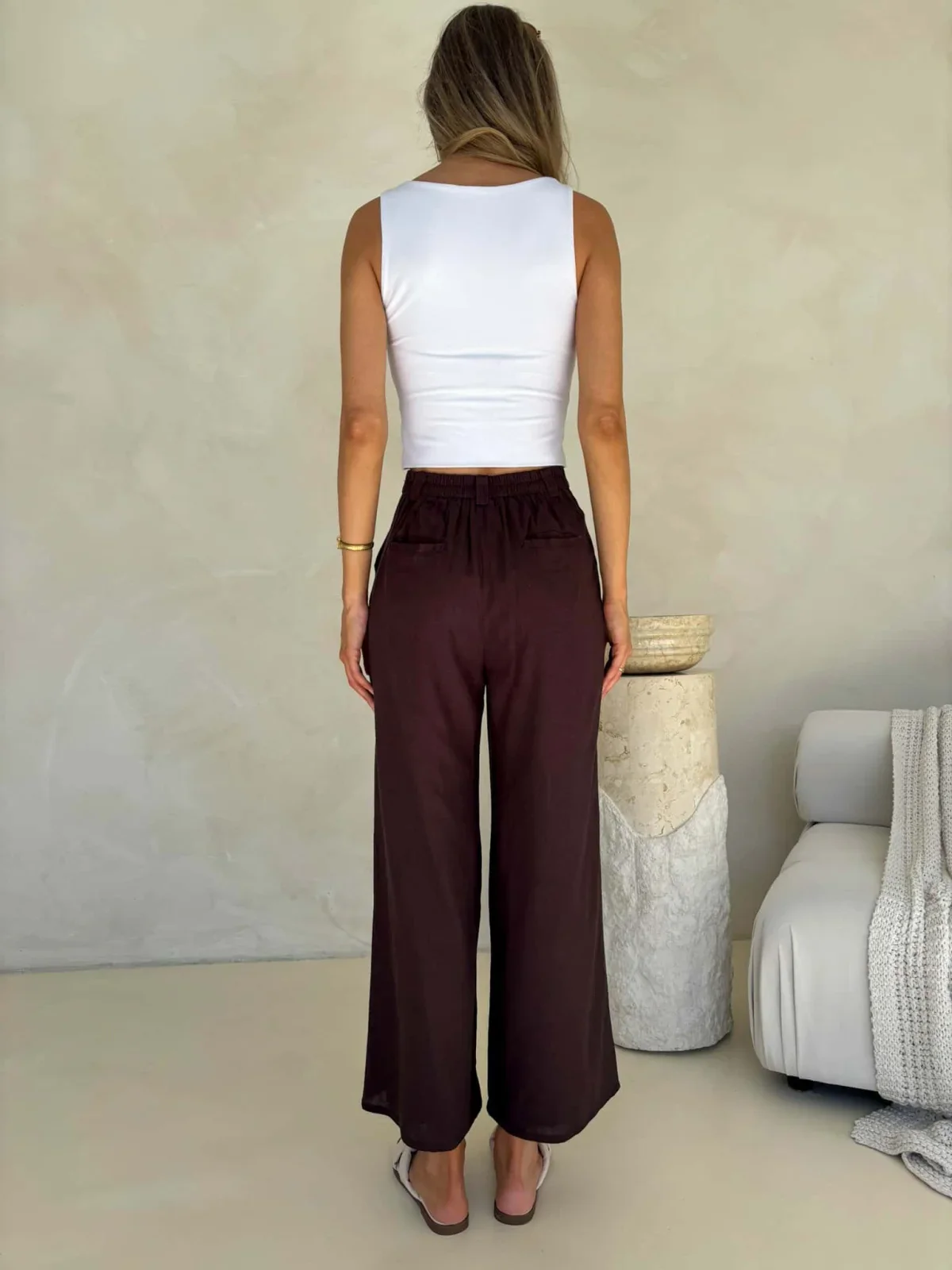 Alani Pants - Chocolate - Image 3