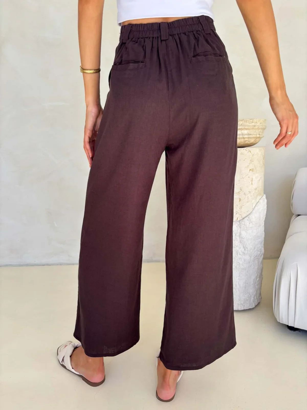 Alani Pants - Chocolate - Image 4