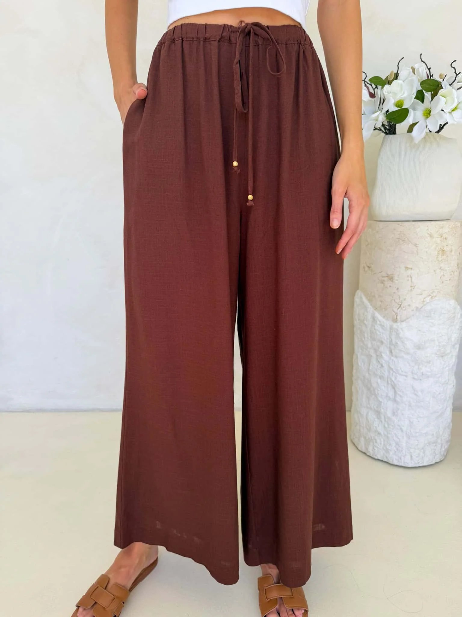 Blair Pant - Chestnut - Image 3