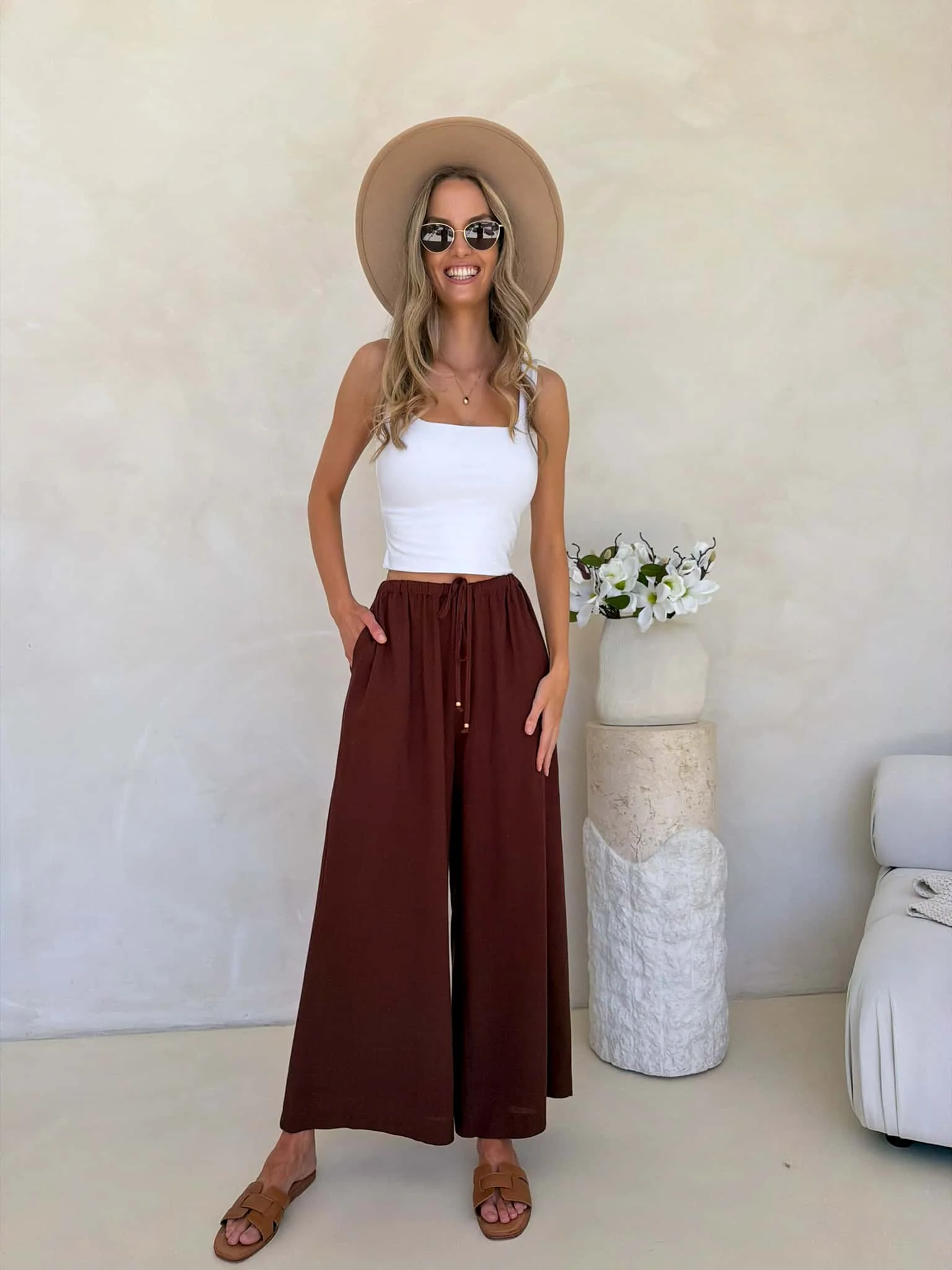 Blair Pant - Chestnut - Image 5