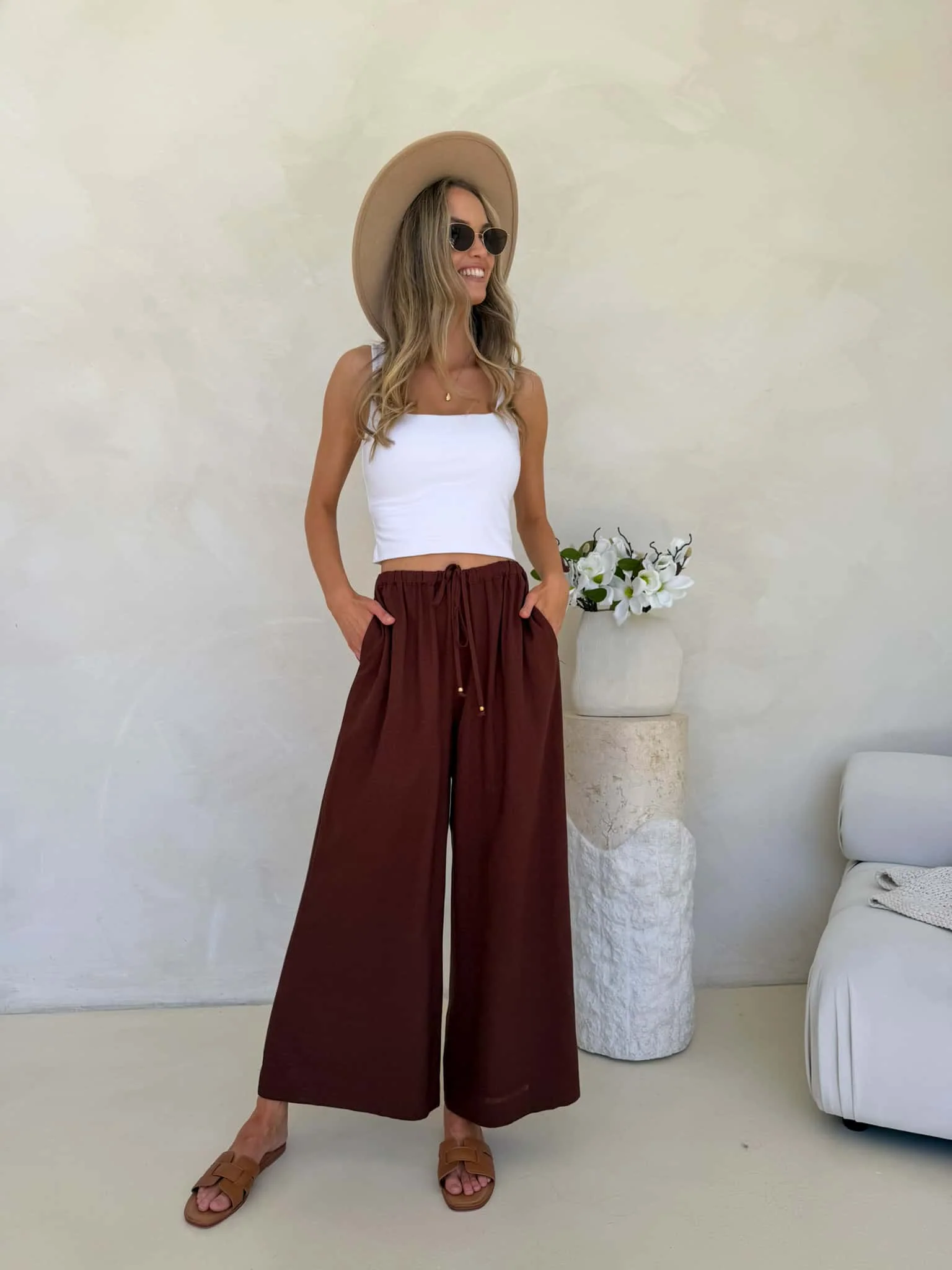 Blair Pant - Chestnut - Image 7