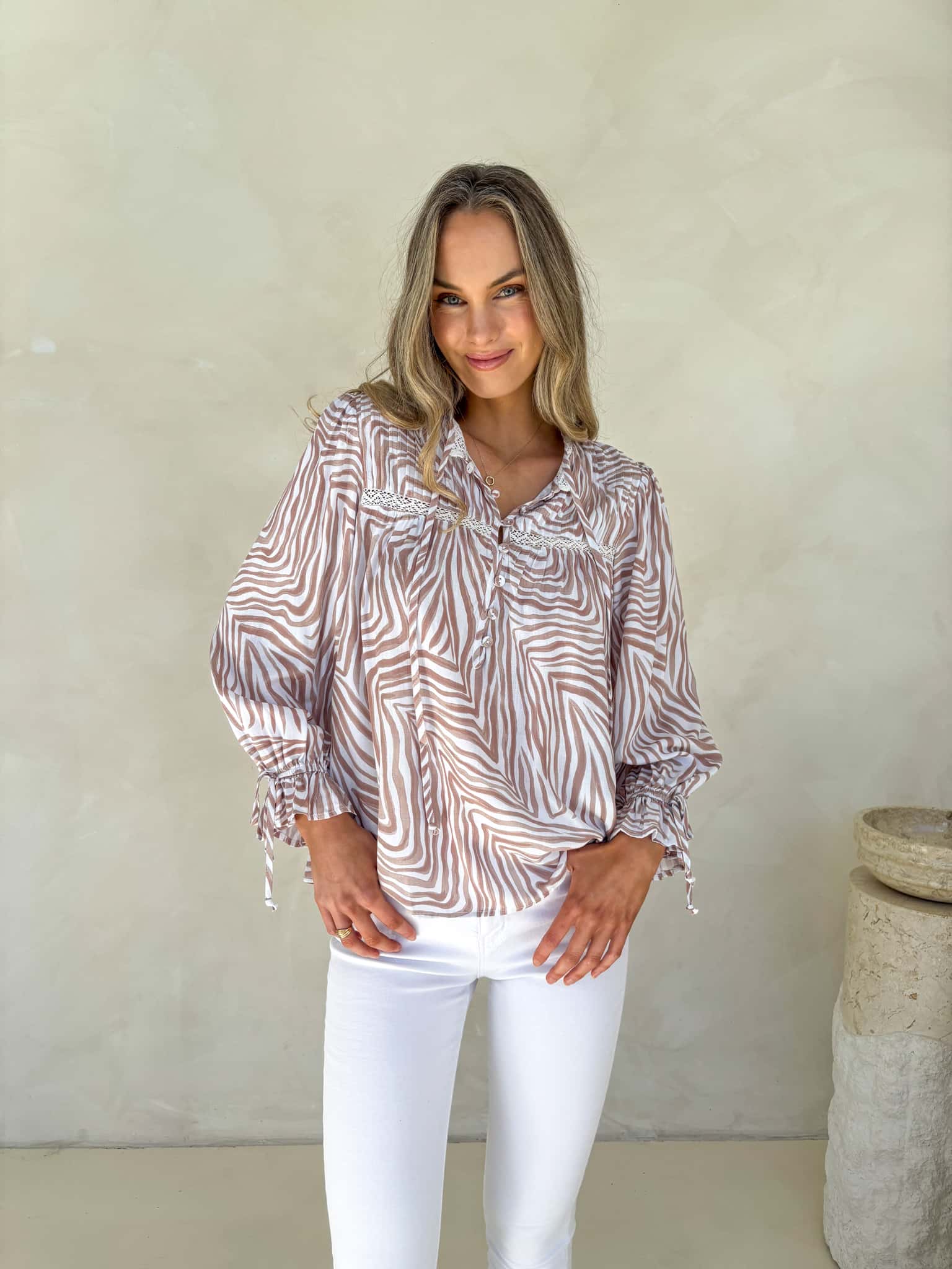 Bowie Blouse - Zahara Print - Image 3