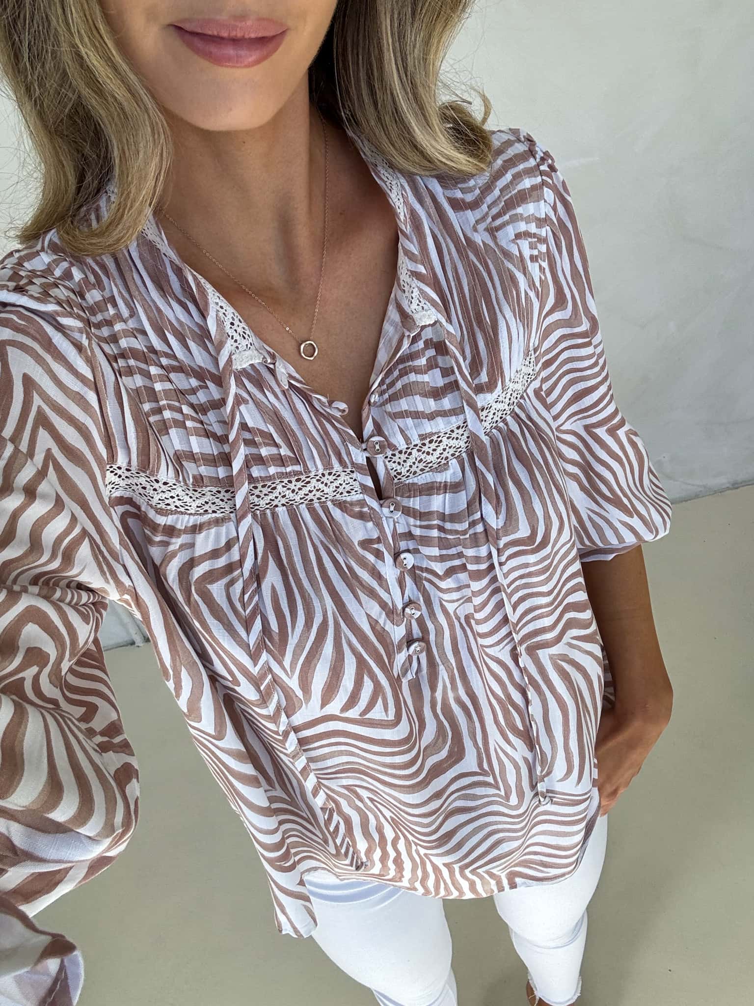 Bowie Blouse - Zahara Print - Image 4