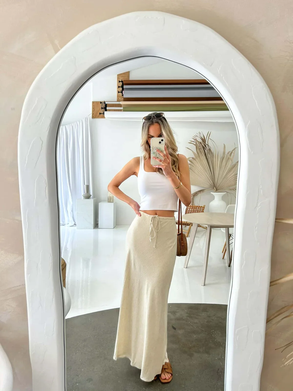 Kora Maxi Skirt - Natural - Image 4