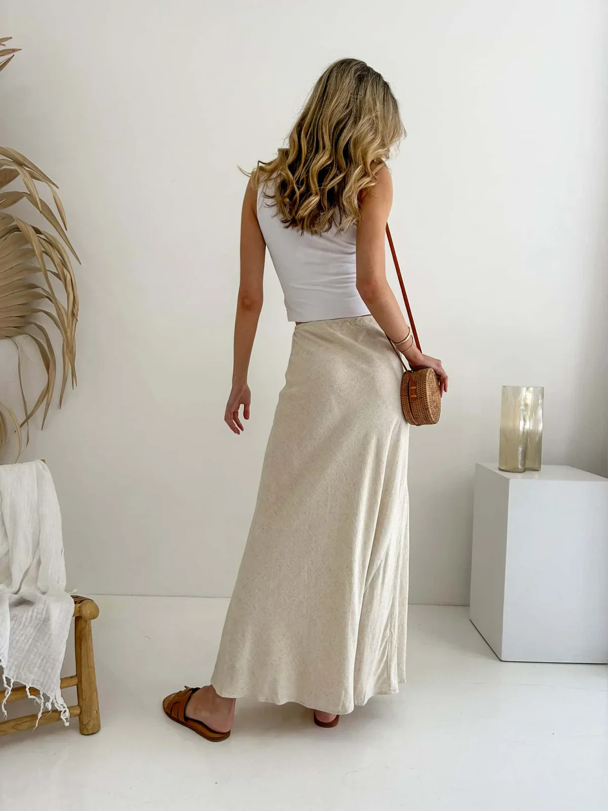 Kora Maxi Skirt - Natural - Image 5