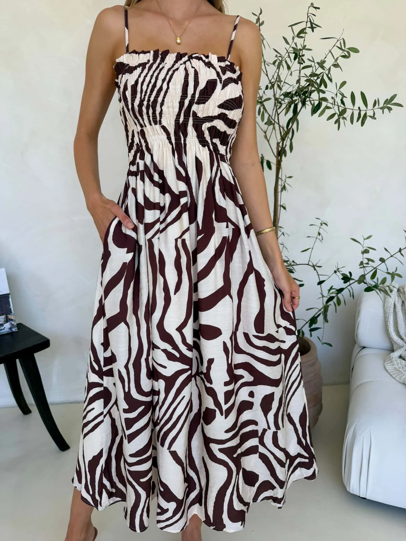 Palm Cove Dress - Savannah Print - Image 4