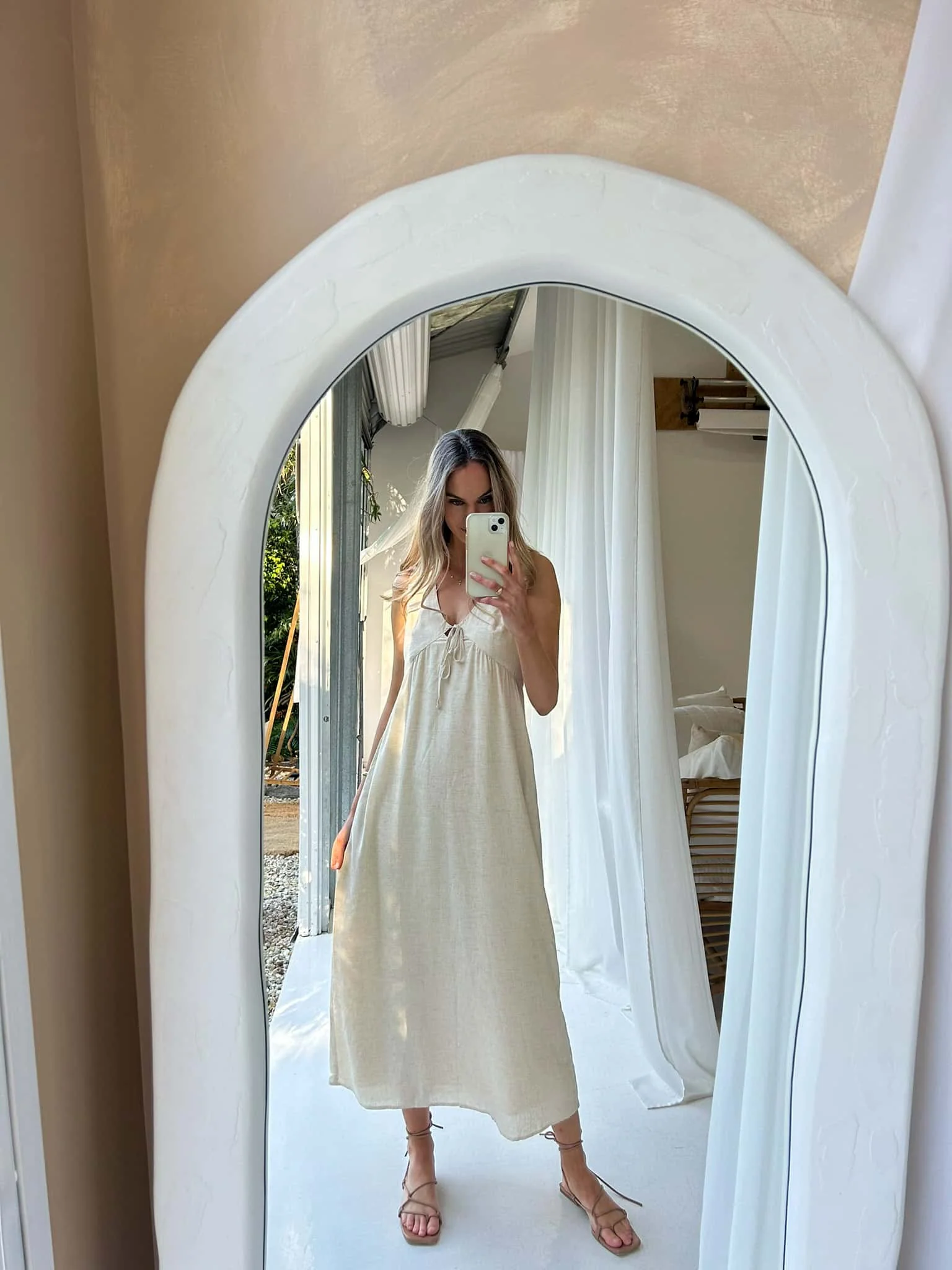 Peyton Maxi Dress - Natural - Image 6