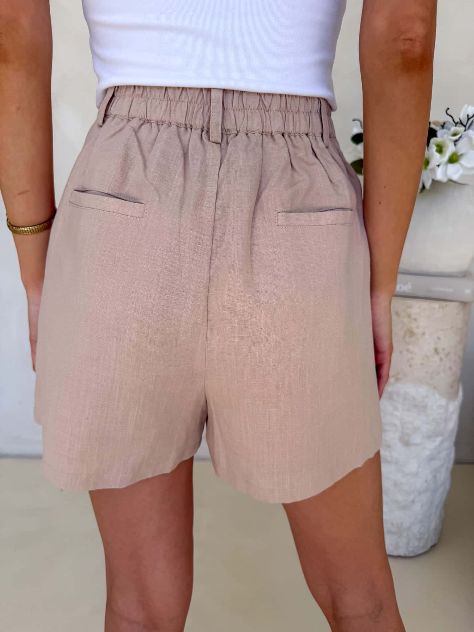 Ruby Shorts - Taupe - Image 3
