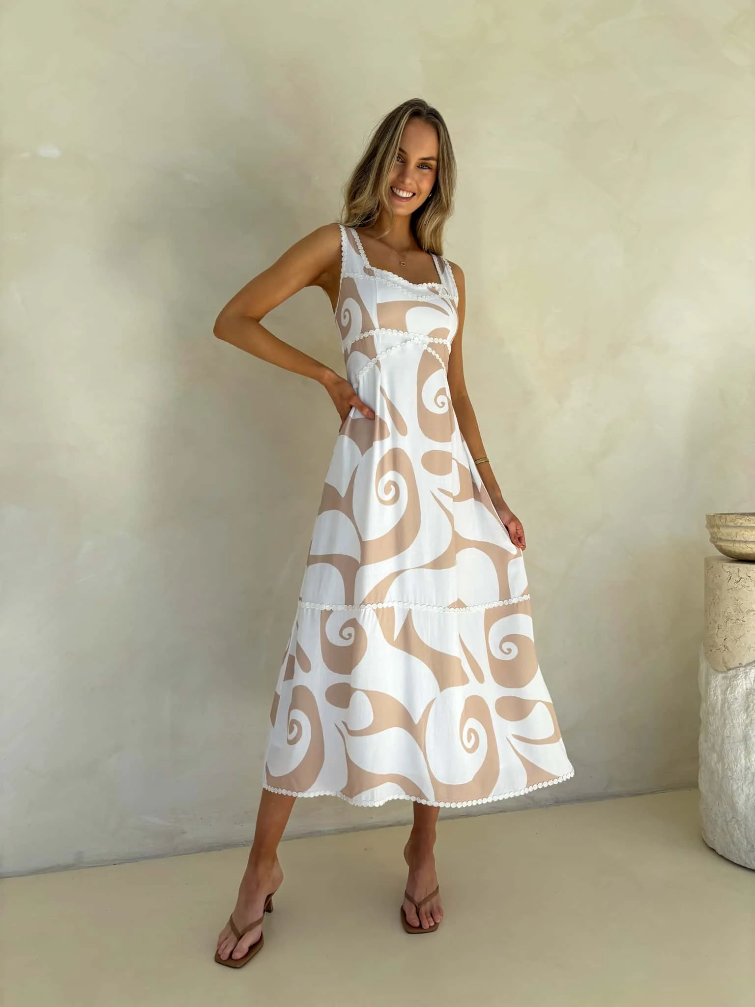 Stella Dress - Whirl Print - Image 6