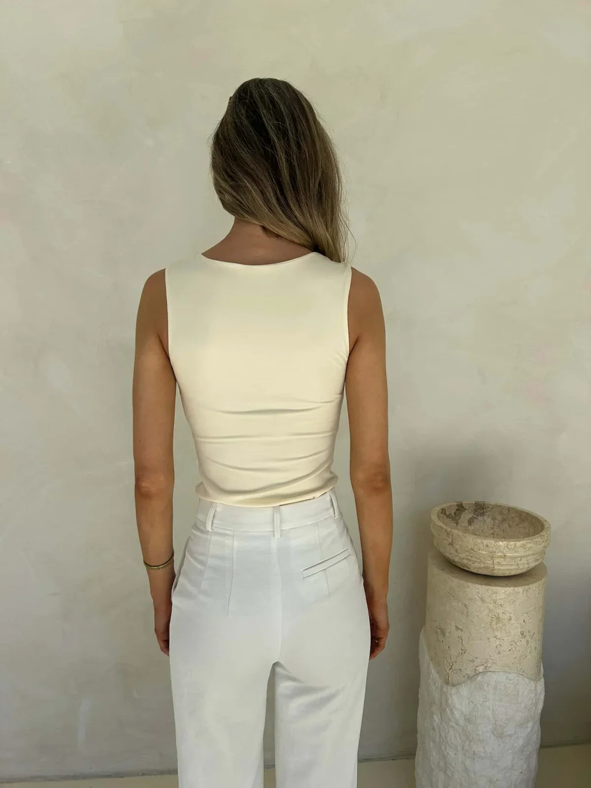 Theresa Tank - Butter Yellow - Image 3