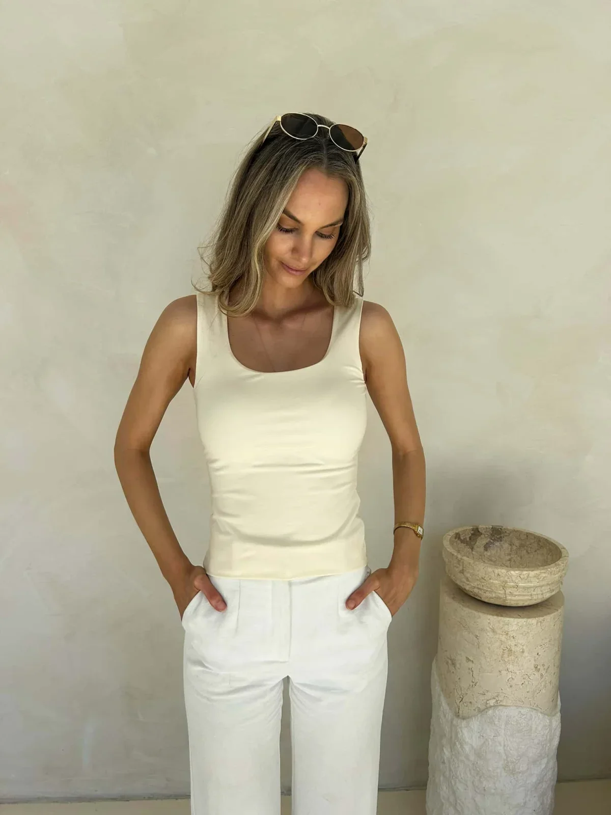 Theresa Tank - Butter Yellow - Image 4